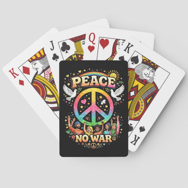 Baraja De Cartas Title: Peace Over War (Reverso)