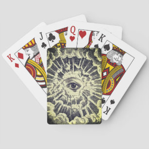 Baraja De Cartas Todas las tarjetas del ojo que ven