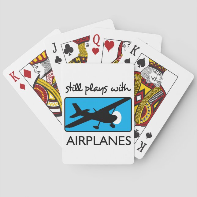 Baraja De Cartas Todavía Juega Con Aviones (Reverso)
