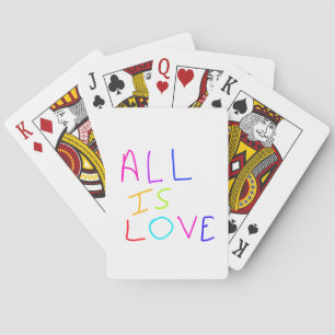 Baraja De Cartas Todo es amor arcoíris orgullo colorido LGBTQ gay j