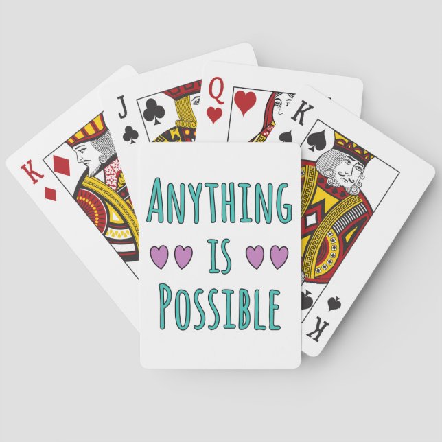 Baraja De Cartas Todo es Posible (Reverso)