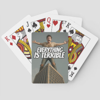 Baraja De Cartas Todo es terrible Tarjetas de juego - Phil Elmore