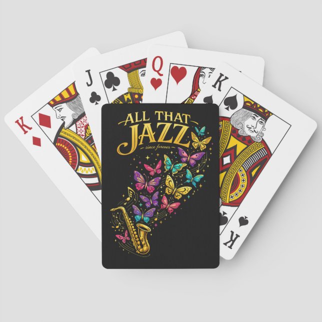 Baraja De Cartas Todo ese jazz (Reverso)