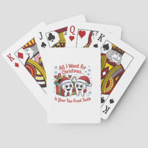 Baraja De Cartas Todo lo que quiero para los Navidades son tus dos