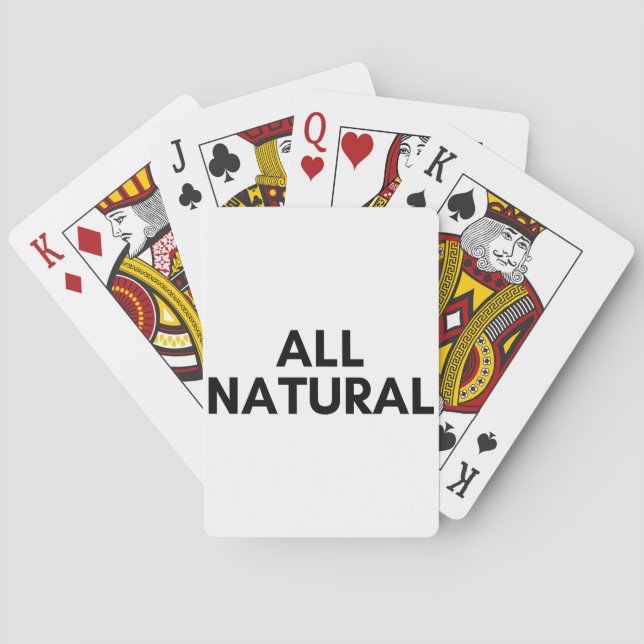 Baraja De Cartas todo natural (Reverso)
