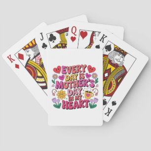 Baraja De Cartas Todos los Días son el Día de la Madre en mi Corazó