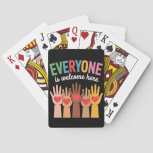 Baraja De Cartas Todos son bienvenidos aquí