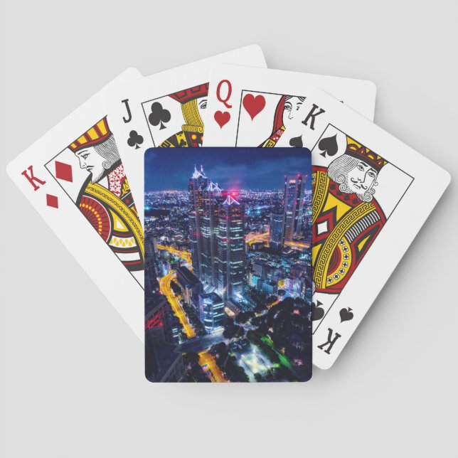 Baraja De Cartas Tokio de noche (Reverso)
