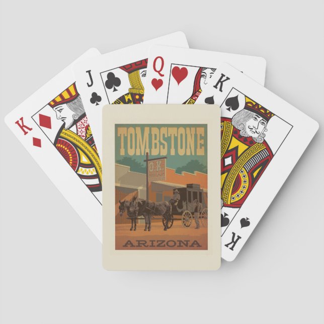 Baraja De Cartas Tombstone, Arizona (Reverso)