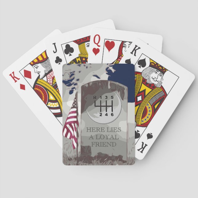 Baraja De Cartas Tombstone MANUAL (Reverso)
