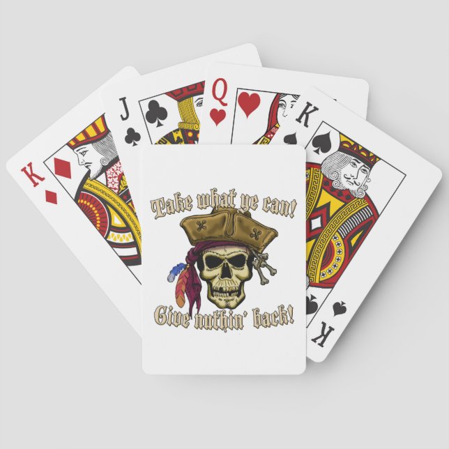 Baraja De Cartas Tome lo que pueda (Reverso)
