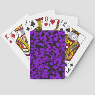 Baraja De Cartas Tonos negros y morados de tiza