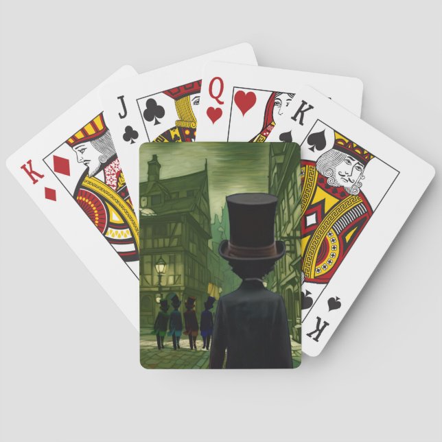 Baraja De Cartas Top Hat  (Reverso)