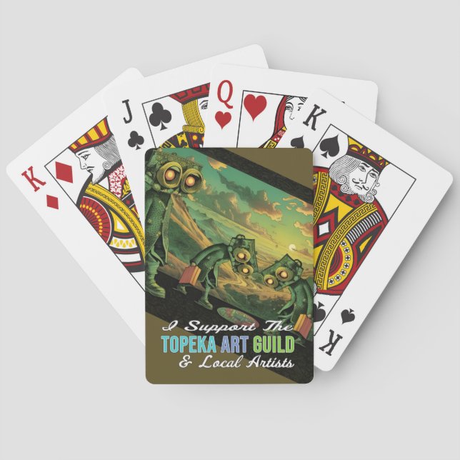 Baraja De Cartas Topeka Art Guild Classic Playing Cards (Reverso)