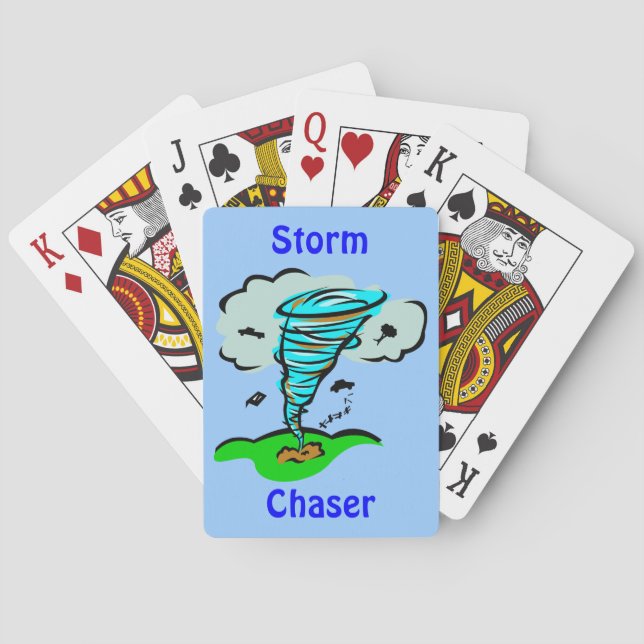 Baraja De Cartas Tormenta Chaser Tornado (Reverso)