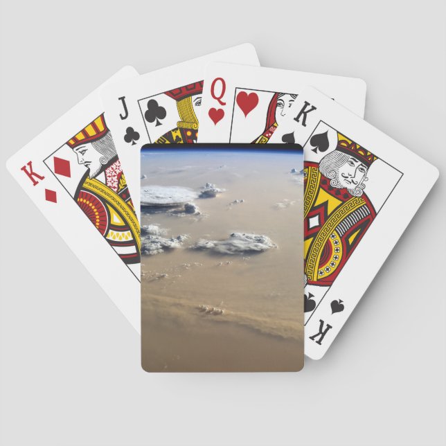 Baraja De Cartas Tormenta De Polvo En Los Mares De Arena Del Desier (Reverso)