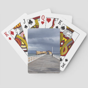Baraja De Cartas Tormenta sobre el muelle de Queenscliff