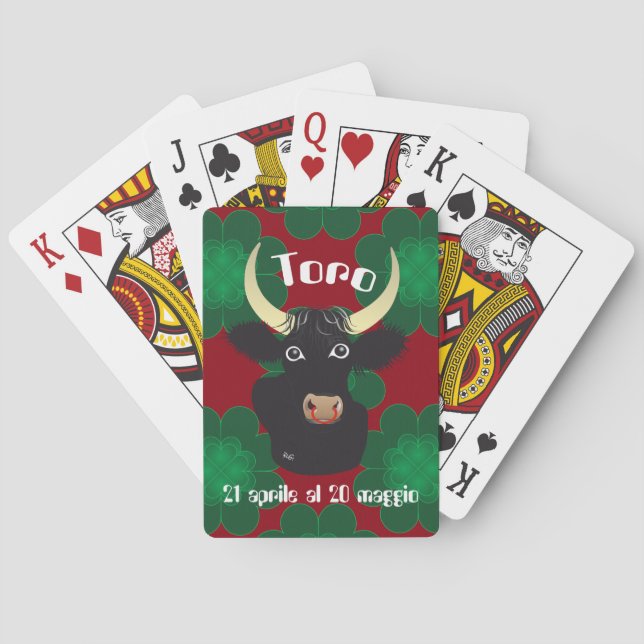 Baraja De Cartas Toro 21 aprile al 20 maggio Giochi di carte (Reverso)