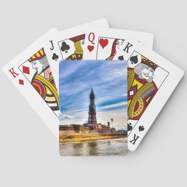 Baraja De Cartas Torre Blackpool (Reverso)