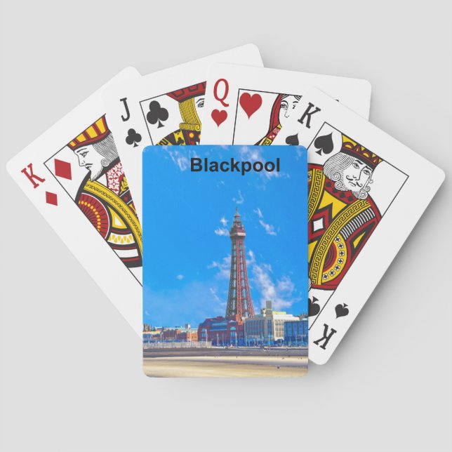 Baraja De Cartas Torre Blackpool (Reverso)