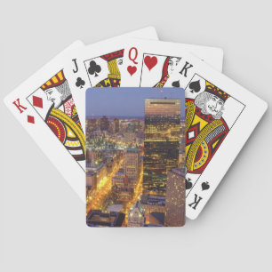 Baraja De Cartas Torre céntrica de Boston y de Hancock