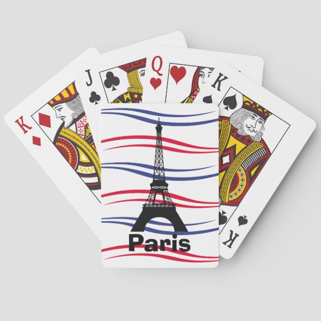 Baraja De Cartas Torre Eiffel (Reverso)