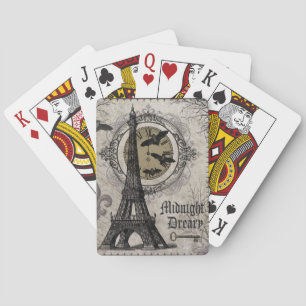 Baraja De Cartas torre Eiffel de halloween francesa moderna