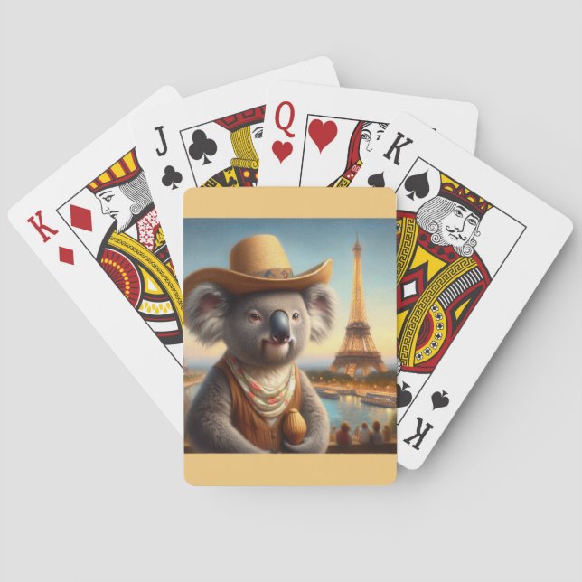 Baraja De Cartas Torre Eiffel de Koala (Reverso)