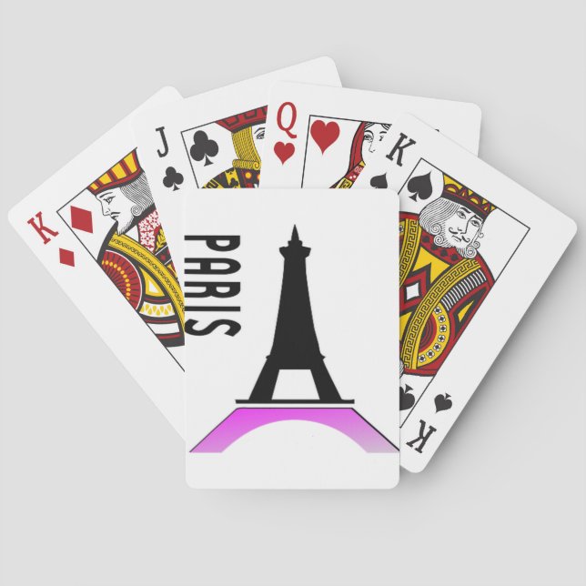 Baraja De Cartas Torre Eiffel de París (Reverso)