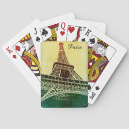 Baraja De Cartas Torre Eiffel en París, Francia