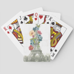 Baraja De Cartas Torre Eiffel floral el   París, Francia