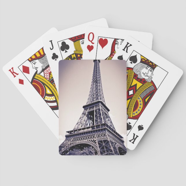 Baraja De Cartas Torre Eiffel, París, Francia (Reverso)