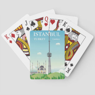 Baraja De Cartas Torre el   Estambul, Turquía de Camlica