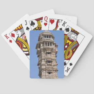 Baraja De Cartas Torre Victoria en el Fuerte Chittorgarh, India