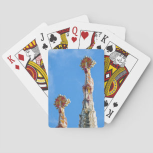 Baraja De Cartas Torres de la Sagrada Familia en Barcelona, España