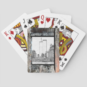 Baraja De Cartas Torres gemelas