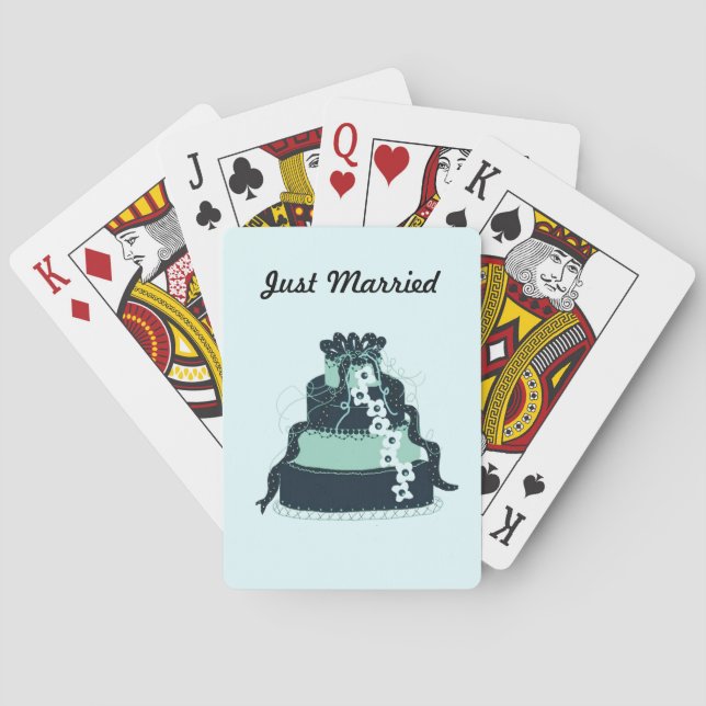 Baraja De Cartas Torta de bodas (Reverso)