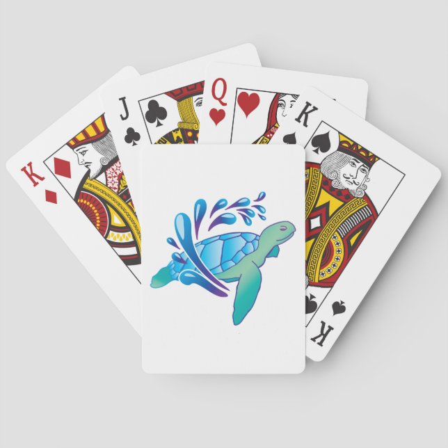 Baraja De Cartas Tortuga (Reverso)