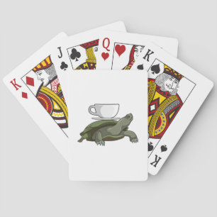 Baraja De Cartas Tortuga con té