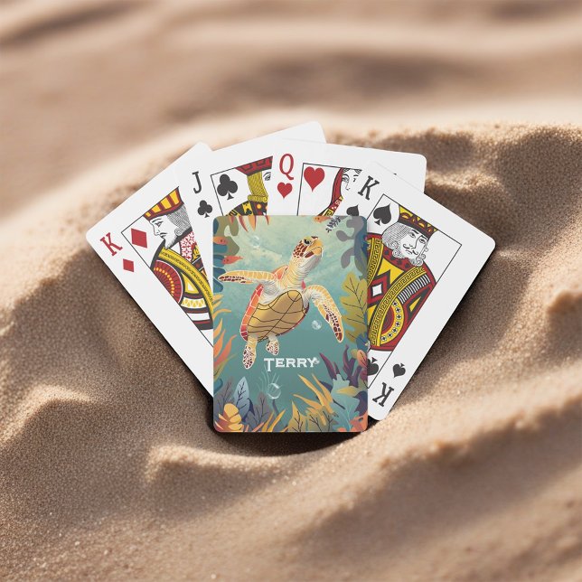 Baraja De Cartas Tortuga del Mar Verde (Subido por el creador)