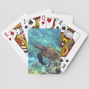 Baraja De Cartas tortuga en el mar