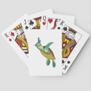 Baraja De Cartas Tortuga para bucear con tubo