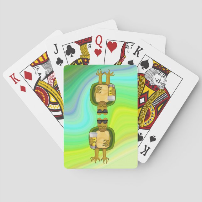 Baraja De Cartas Tortuga sedienta (Reverso)