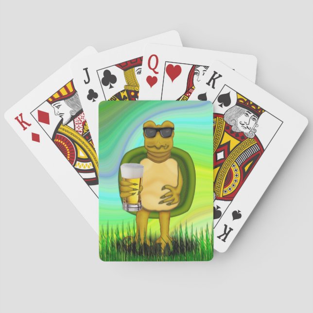 Baraja De Cartas Tortuga sedienta (Reverso)