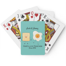 Tostada divertida feliz Eggcelente juntos     