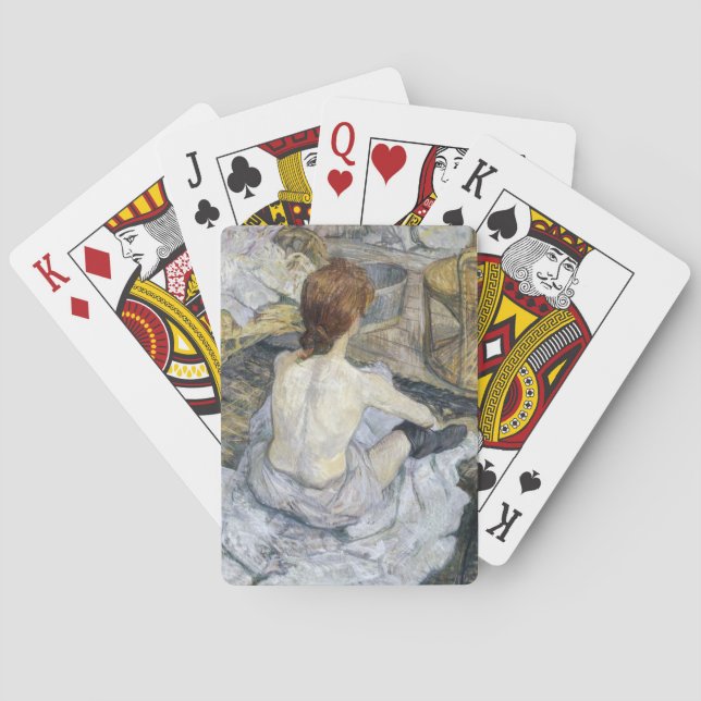 Baraja De Cartas Toulouse-Lautrec - Rousse / Toilet (Reverso)