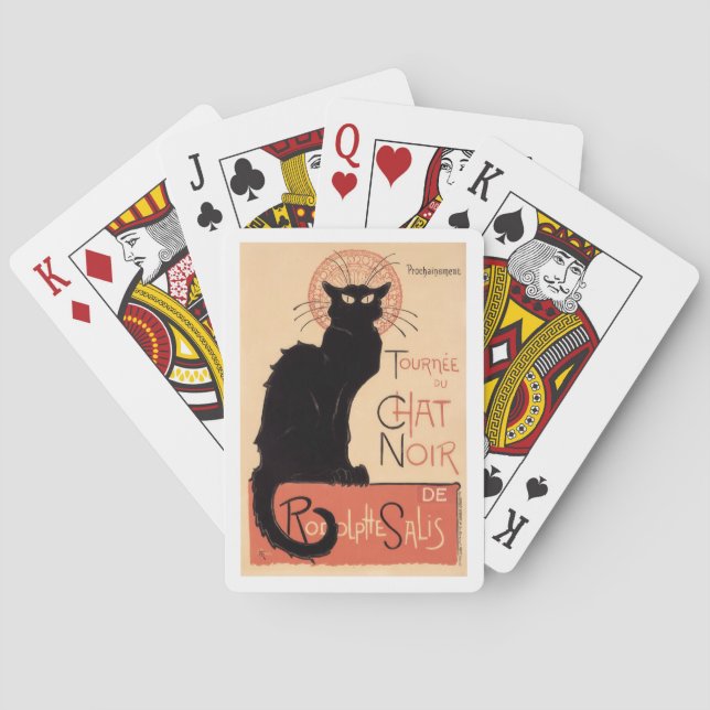 Baraja De Cartas Tournee du Chat Noir (1896) (Reverso)