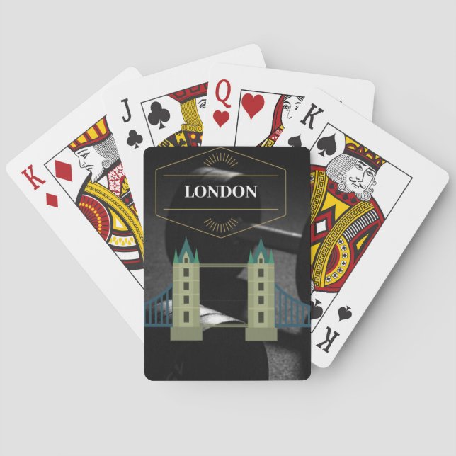 Baraja De Cartas Tower Bridge London (Reverso)