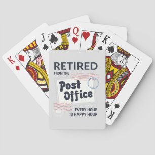 Baraja De Cartas Trabajador Postal Jubilado Retiro Divertido