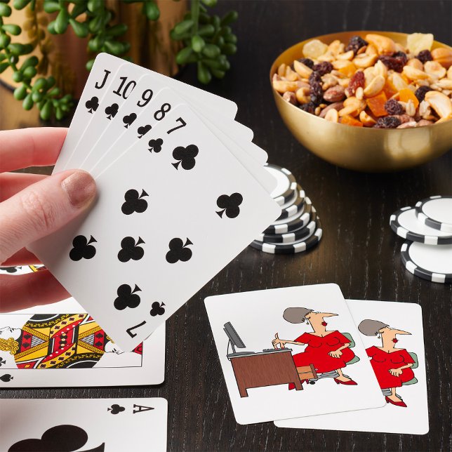 Baraja De Cartas Trabajadora de oficina femenina (Subido por el creador)